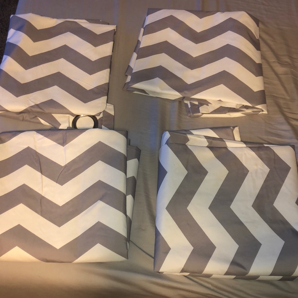 Chevron curtains